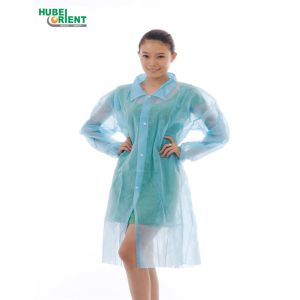 Unisex Medical Disposable Nonwoven Lab Coat For Adults
