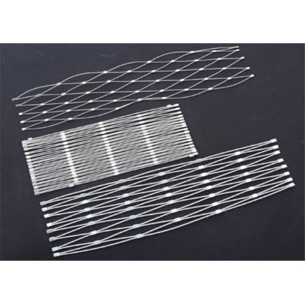 Stainless Steel Rope Mesh Netting Strong Toughness Anti - Corrosive For Animal Zoo