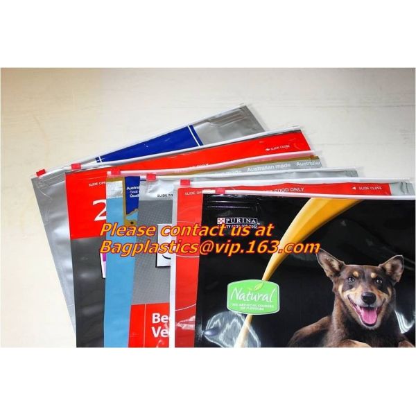 Buy LAMINATED SLIDE seal bag, Slider seal, Slider lock, Slider grip, Slider zip, Slider zipper, Boxed Foils Cling Films at wholesale prices