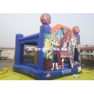 Quality Halloween Inflatable Jumping Castle / Bounce And Slide In Monsters House for sale