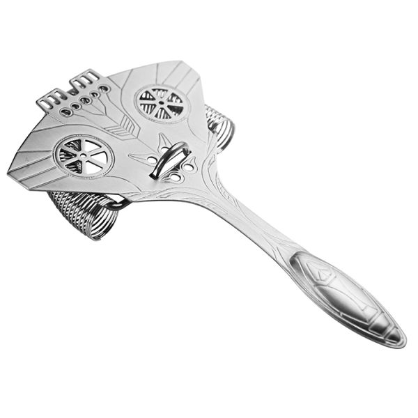 Silver Stainless Steel Bar Strainer Bartender Tool For Cocktail Shaker