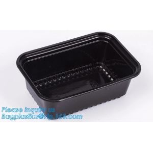 takeaway food container disposable plastic lunch bento box,square PLA plastic