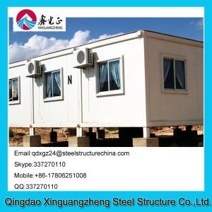 China Environment friendly flat pack container house for refugee camp on sale