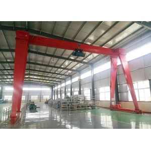 5ton Single Beam Warehouse Gantry Crane With Wirerope Electric Hoist