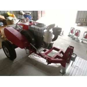 High Speed Diesel Engine Powered Winch / Diesel Engine Hoist 6 HP