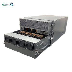 Original Supermicro 8U GPU Server with 8x A100 GPUs and 32 DIMM Slots for AI HPC