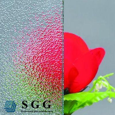 frosted patterned glass 3mm-6mm for home decoration