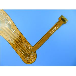 2-Layer Flexible Printed Circuit (FPC) Built on Polyimide With Immersion Gold