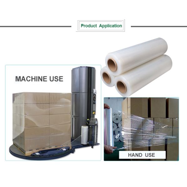 Wholesale 20mic high quality stretch film 350% Pre stretching