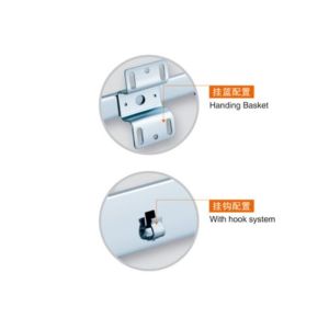 Full Extension Soft Close Drawer Slides 3 Fold Hanging Basket Ball Bearing