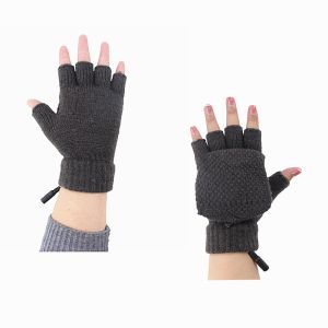Fingerless Washable Rechargeable Heating Gloves 5W Suitable For Gaming