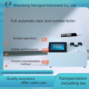 Test 1-3 oil samples at a time using the color indicator method of SH108A fully