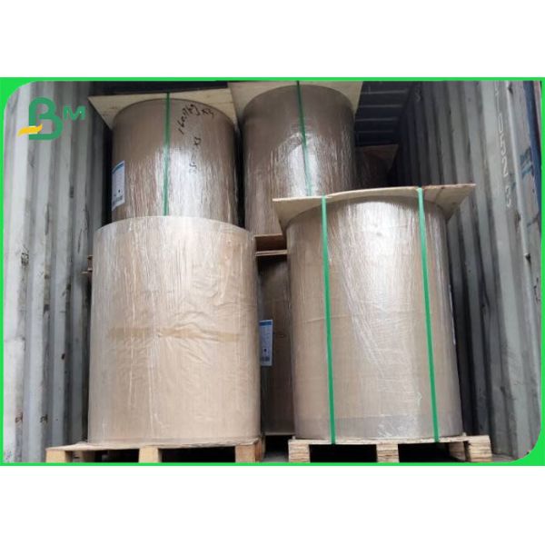 80g - 150g Uncoated Unprinted Brown Jumbo Roll Kraft Paper For Gift Wrapping Art Craft