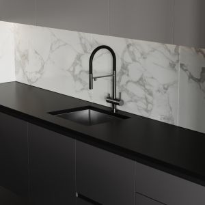 Environmental Friendly Cupboard Complete Sets Modular Melamine Wooden Kitchen