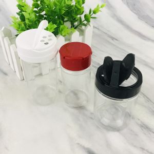 100g Spice Sifter Lid Seasoning Food Grade Plastic Jar Pepper Bottle Customized