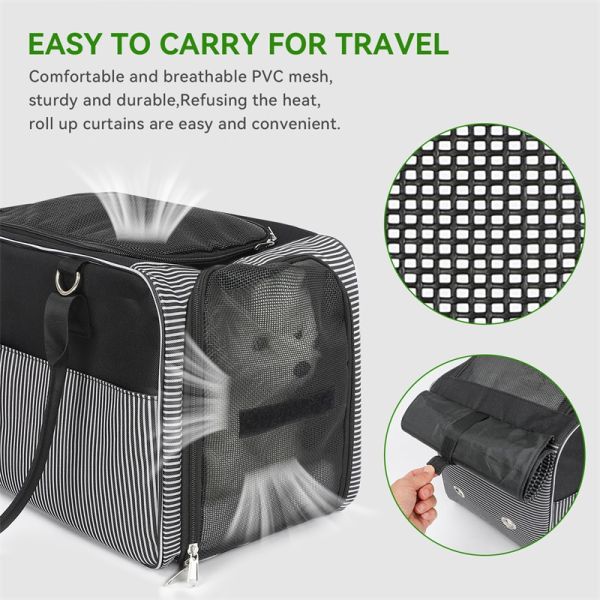Airline Approved Breathable Mesh Custom Travel Backpack Puppy Cat Dog Travel Pet Bag