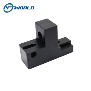 Precision CNC Aluminum Parts Black Anodized Finish