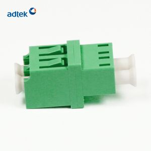 FTTH LC APC Duplex Adapter , Flangeless Fiber Optical Adapter