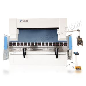 WE67K 3+1 axis electro-hydraulic servo press brake with V crowning system