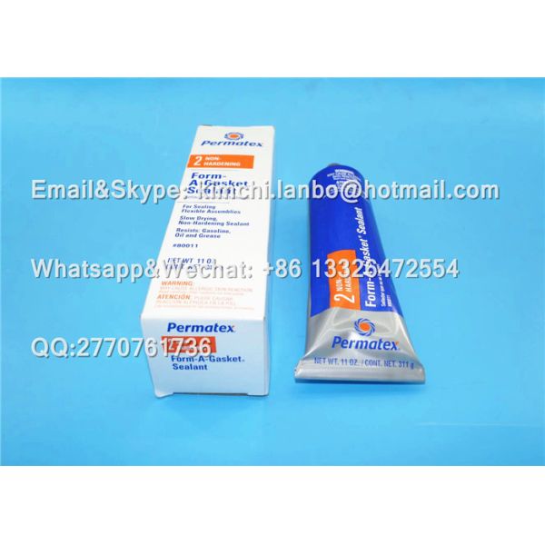 Form-A-Gasket Sealant for sealing flexible assemblies machine parts consumables