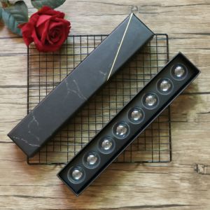 Marble Pattern Mixed Truffle Chocolate Pack Paper Box Customized Packaging