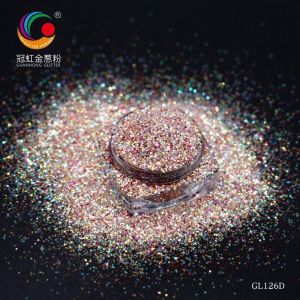 Bulk Polyester Iridescent Rainbow Confetti Glitter Hexagonal Sequins