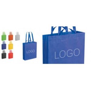 Spectrum Grocery Tote, Nonwoven polypropylene, Forest green, Lime, Natural, Navy