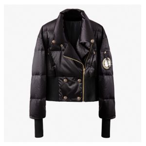 2020 Fashion Green Jacket Coat Women Waterproof Loose Coat Padded Short Jackets