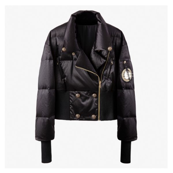 2020 Fashion Green Jacket Coat Women Waterproof Loose Coat Padded Short Jackets