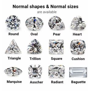 Princess Cut Loose GRA Moissanite Diamond D VVS1 Square Shape Moissanite