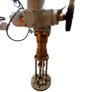 60HZ Electric Straight Stroke Valve Actuator Smart Three Phase AC380V