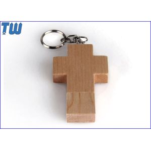 Christmas Gifts Wooden Cross 2GB USB Memory Stick Thumbdrives