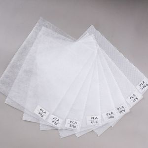 Quality Eco-Friendly PLA Spunbond Nonwoven Fabric 100% Biodegradable Material for sale