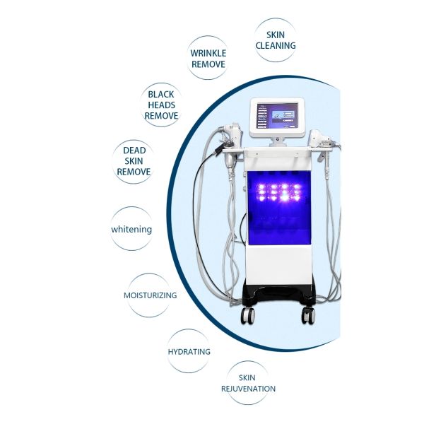 Hydra Pdt Ultrasonic Scrubber Water Oxygen Dermabrasion Machine Rf Beauty Facial Cleaner