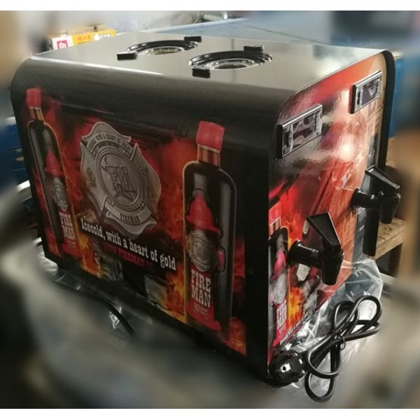 Buy Compressor Cooling Liquor Dispenser Chiller With 2 X 900ml Inner Tank at wholesale prices