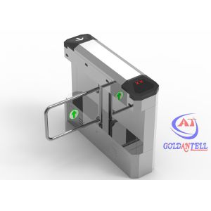 Electric Flap Barrier Gate Mechanism RFID Stainless Steel Access Control