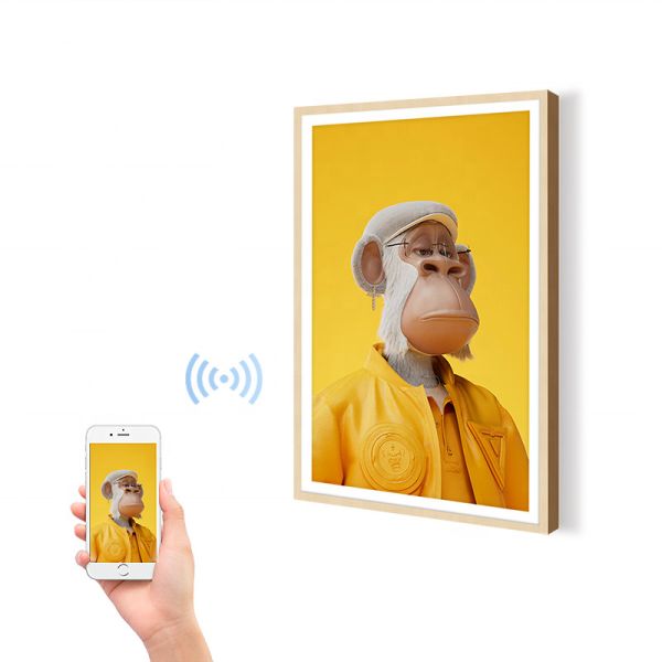 23.6" NFT LCD Display Digital Photo Frame Electronic Photo Display Board Frame