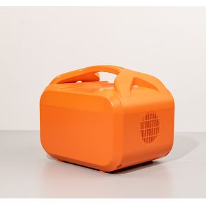 Camping 110v 220v solar portable power station Orange 600W outdoor power station