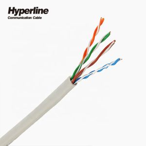 Quality 24AWG Solution Cat5e Lan Cable HDPE PVC 100Mhz Copper UTP for sale