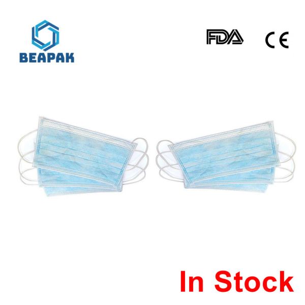 Buy CE FDA Certificate Earloop 3 Ply Face Mask Disposable Medical Surgical at wholesale prices