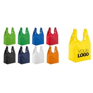 Spectrum Grocery Tote, Nonwoven polypropylene, Forest green, Lime, Natural, Navy