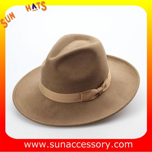 1462 Sun Accessory camel winter wool felt safari mens fedora hats ,Shopping online hats and caps wholesaling