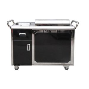 Quality Stainless Steel 304 Electric Teppanyaki Grill Table 380V for sale