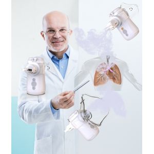 Adjustable Nebulization Rate Medical Mesh Nebulizer Power Consumption 1.2W