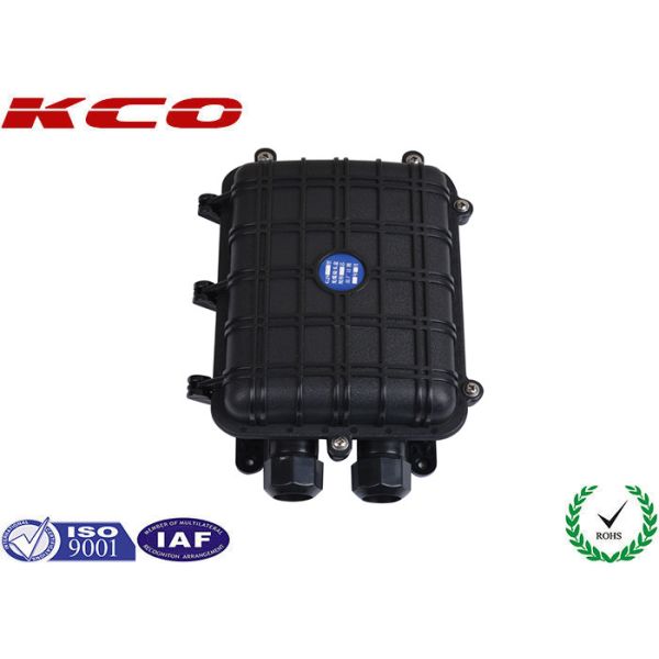 Buy Mini Size Aerial Fiber Optic Enclosure Box 12 24 48 Core Same 3M FOSC Water-proof FTTH at wholesale prices