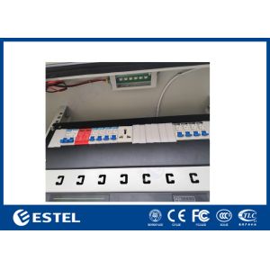 2100mm Galvanized Steel Outdoor Equipment Enclosure Double Door