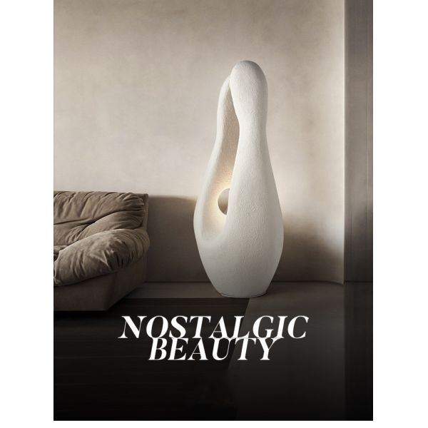 White Irregular Floor Lamp