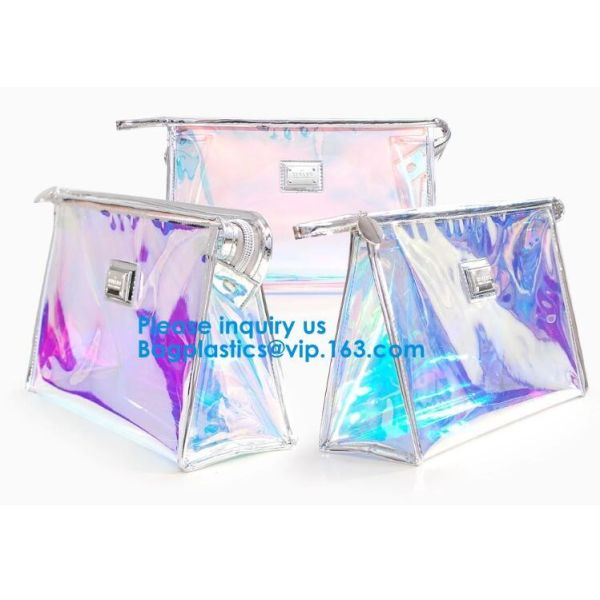 Hologram Makeup Bag Laser Cosmetic Bag,Custom packaging,Fashion tote bag,Toiletry Bag Hologram Laser Lady Travel Cosmeti