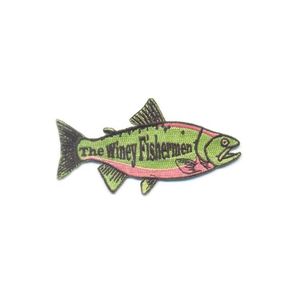 Buy Fishing Embroidery Logo Patches , Ironing Back Clothes Badges And Patches at wholesale prices