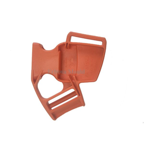 Orange Precision Injection Molding Plastic Strap Buckle For Backpack Belt / Bag Parts Accessories